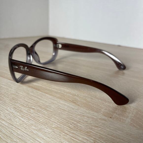 Ray-Ban RB4101 JACKIE OHH Sunglasses 860/51 3N Brown FRAMES ONLY Italy - Picture 7 of 8